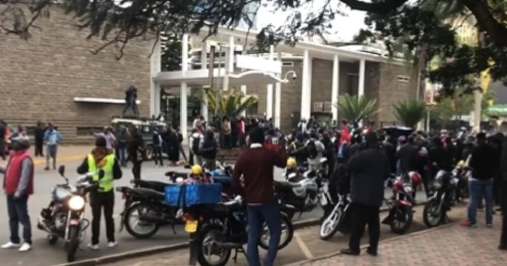 Azimio supporters broke into song and dance in Nairobi.