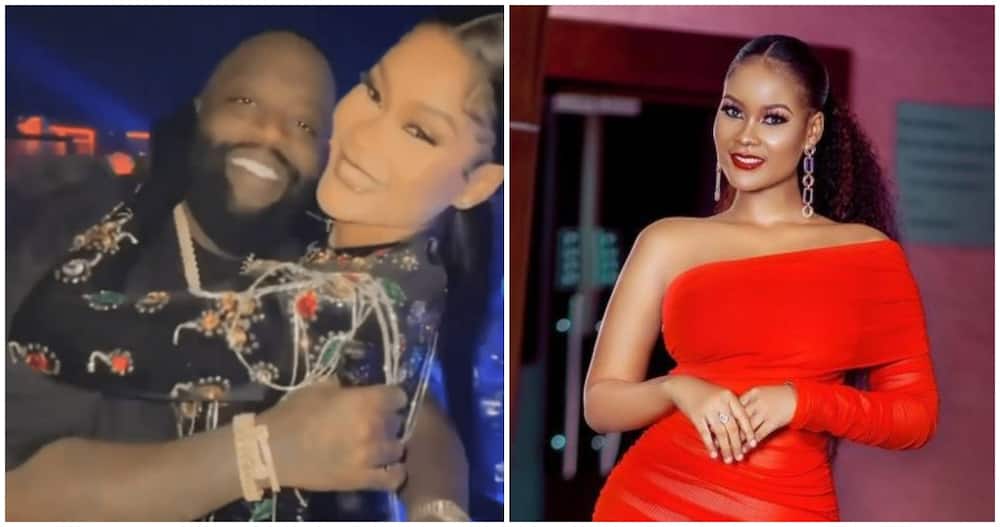 Hamisa Mobetto attemps to walk out of interview after query on her relationship with Rick Ross.