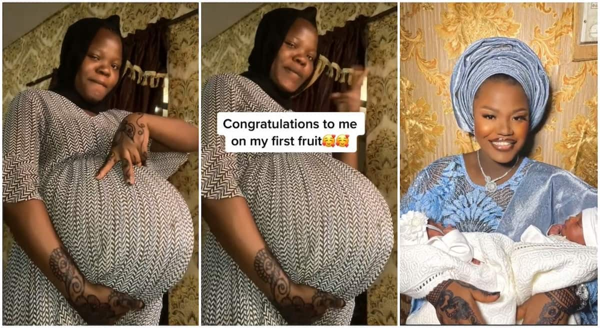 Excitement As Mum Welcomes Amazing Twins Video Of Huge Baby Bump Goes   Da1e93e5108e3de0 