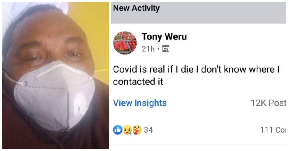 Tony Weru succumbed to COVID-19 on Tuesday, March 30. Photo: Digital Farmers Group.