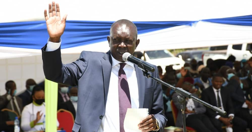 Oscar Sudi speaking at a past event.