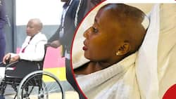 Injured Kirinyaga Woman Rep Njeri Maina Arrives at Police Station on Wheelchair to File Report