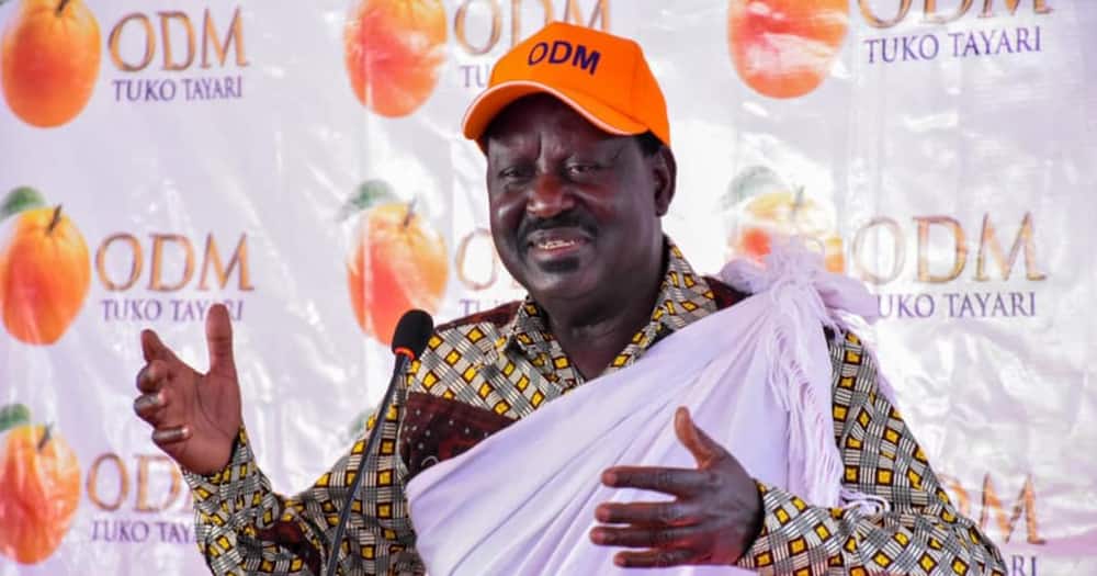 ODM party boss Raila Odinga. Photo: The ODM party.