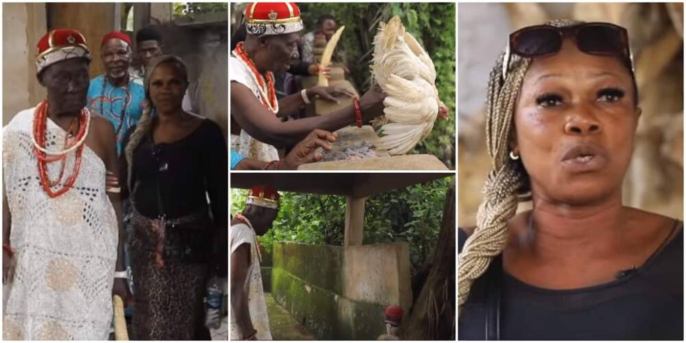 Reactions as Nigerian prayer warrior who dumped Christianity to marry a native doctor opens up on her experience.