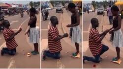 Man Proposes to His Girlfriend in Middle of Busy Road, Pedestrians Cheer Him On
