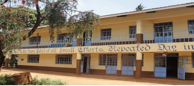 Kagumo High School is located in Nyeri county.