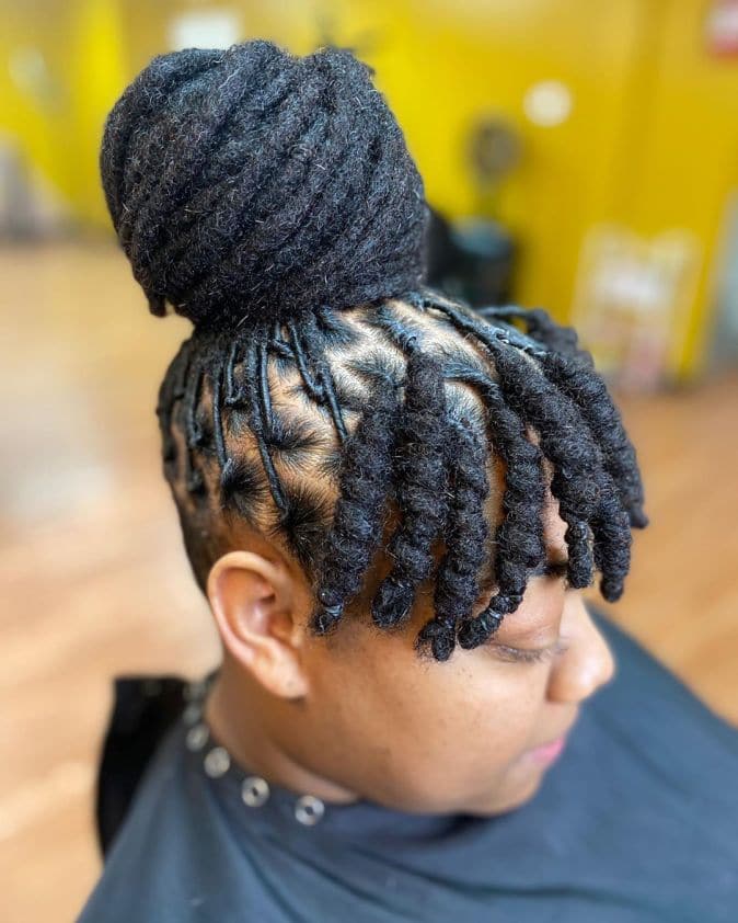 Pin by LovelyAngelMarie on Loc Life/Styles | Faux locs hairstyles, Hair  twist styles, Dreadlock hairstyles black