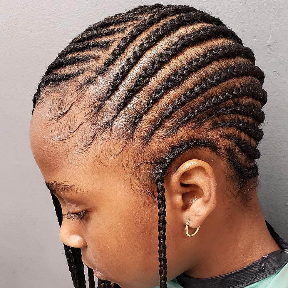 Lemonade braids for kids