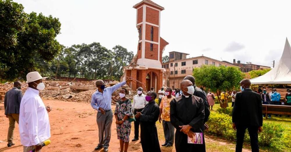 Museveni says it's a curse to demolish a church, condemns demolition of St Peter's Ndeeba sanctuary