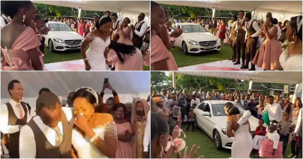 Mark buys Kestin Mbogo Mercedes Benz on wedding.