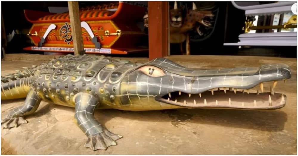 Crocodile coffin