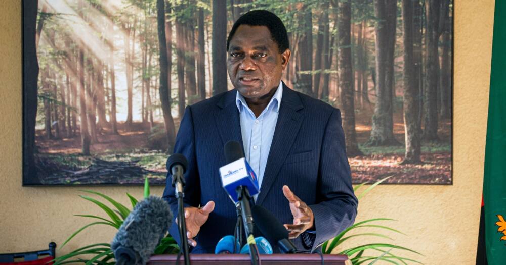 Zambia's president-elect Hakainde Hichilema. Photo: Getty Images.