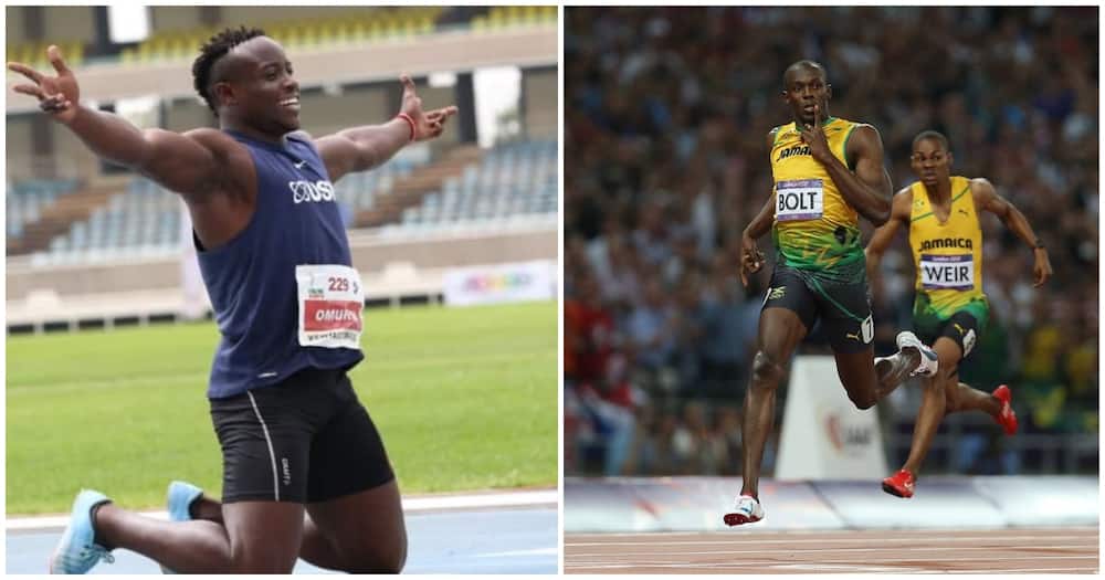 Ferdinand Omanyala Adai kwa Sasa Usain Bolt Hawezi Kumshinda