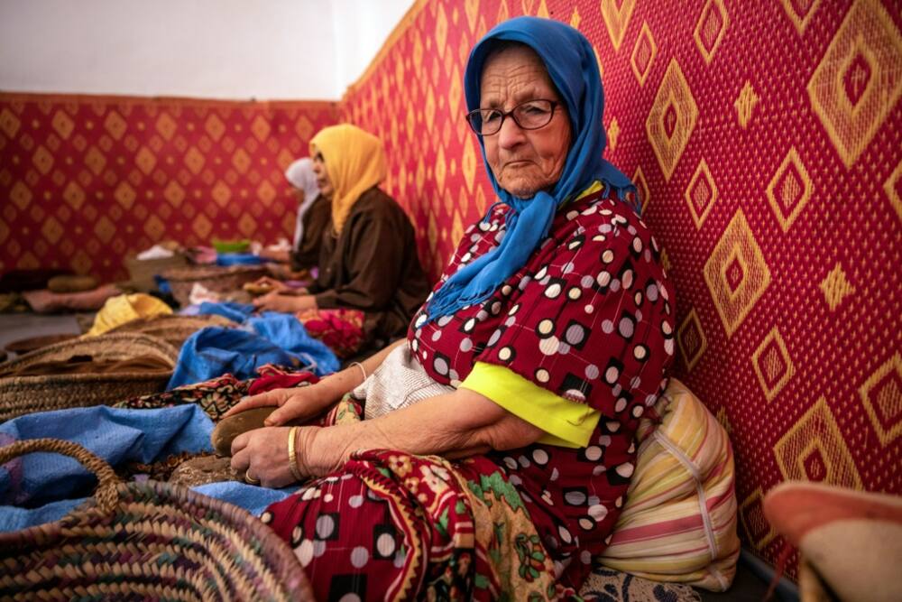 Most of the women at Cooperative Marjana are older than 60