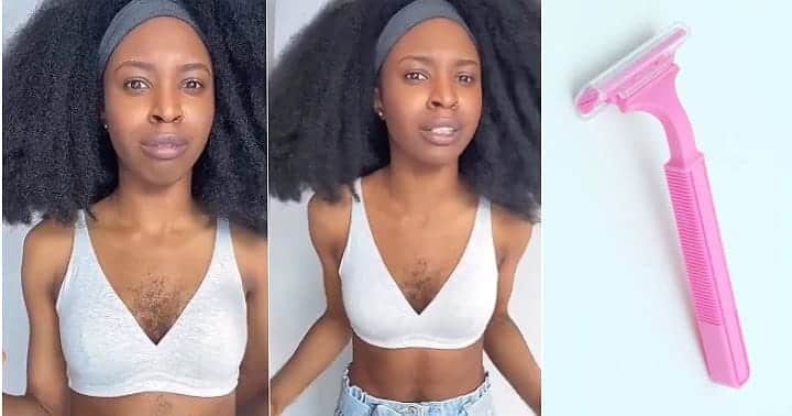 Lady Flaunts Her Chest Hairs, Says She's Not Ashamed to Show It