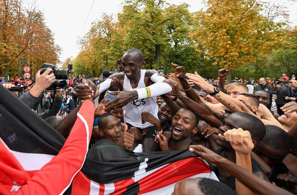 Mike Sonko goes on drinking spree in France to celebrate Eliud Kipchoge's historic achievement