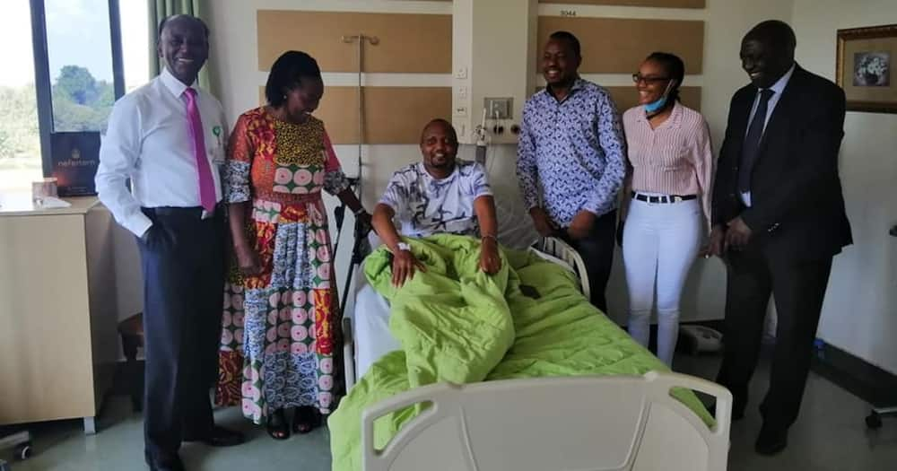 Moses Kuria Alazwa Hospitali Baada ya Kufanyiwa Upasuaji Miguu