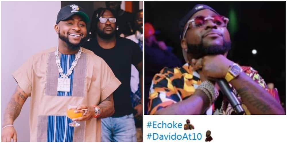 Davido at 10: Once Again Twitter Celebrates Singer With Customised Emoji to Mark His Years in the Industry