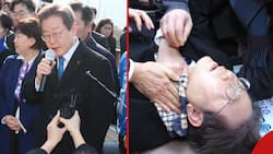 South Korean Opposition Leader Stabbed with Knife During Press Briefing