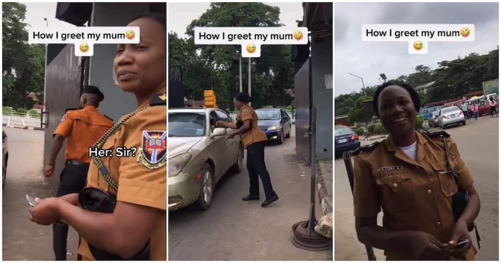 The man's mother works at the University of Ibadan main gate.