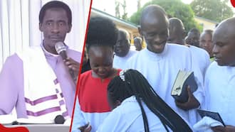 Confusion as Kenyan Preacher Spotted Praying Against Pastor Ezekiel Odero During Service