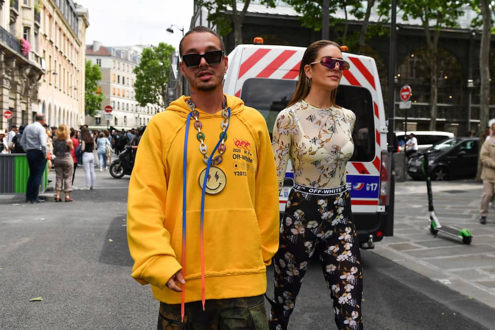 J Balvin attending the Off-White Menswear Spring Summer 2019 show