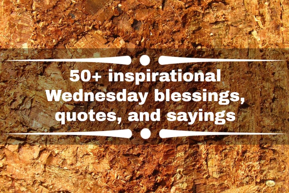 50+ Inspirational Wednesday Blessings, Quotes, And Sayings - Tuko.Co.Ke