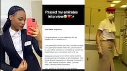 Lady Finally Gets High Paying Job at Emirates Airlines, Shares Her First Day at Work: "Manifesting This"