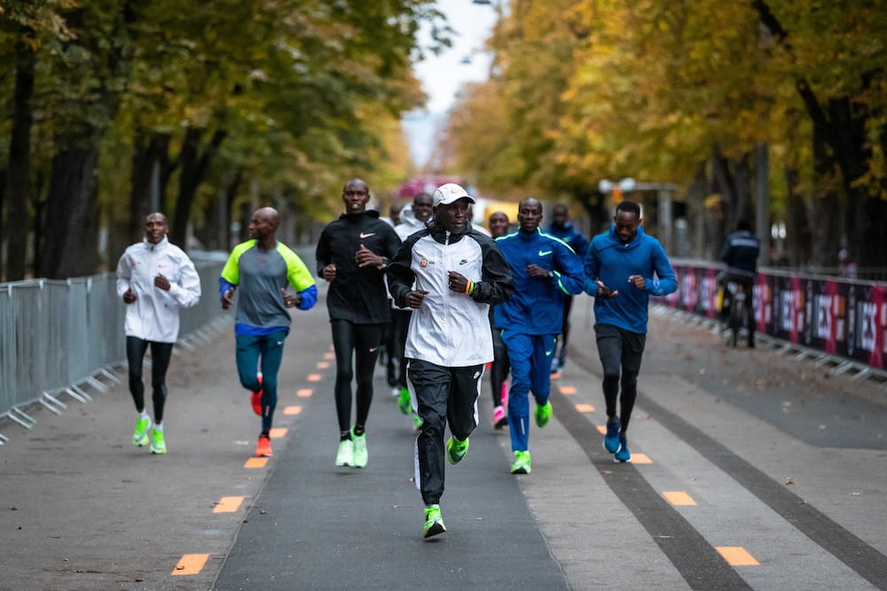 Eliud Kipchoge: Safaricom changes M-Pesa logo in support of marathoner's INEOS 1:59 challenge