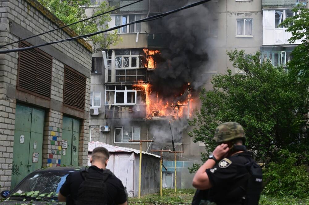 Kramatorsk, one of the last-remaining Donbas cities under Ukrainian control, was hit by Russian strikes on Tuesday