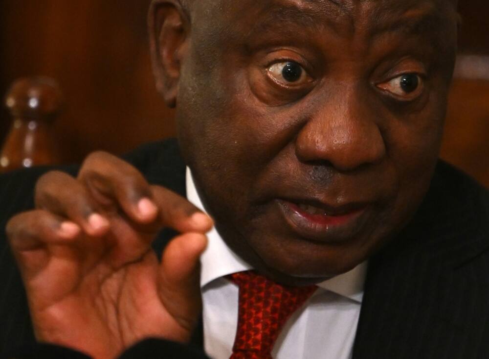 South African President Cyril Ramaphosa said he was confident of staying in office