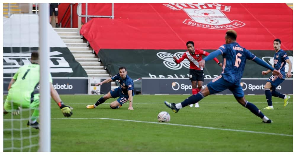 Southampton defeat Arsenal as FA Cup defending champions crash out of this season's tournament