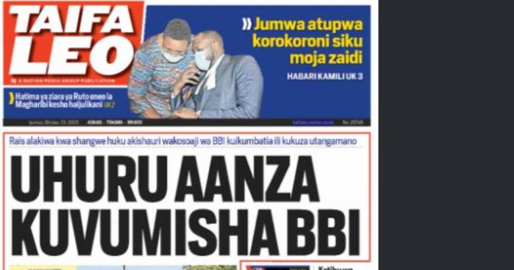 Magazeti Ijumaa: Serikali yakosa kubabaishwa na ongezeko la maambukizi ya Covid-19