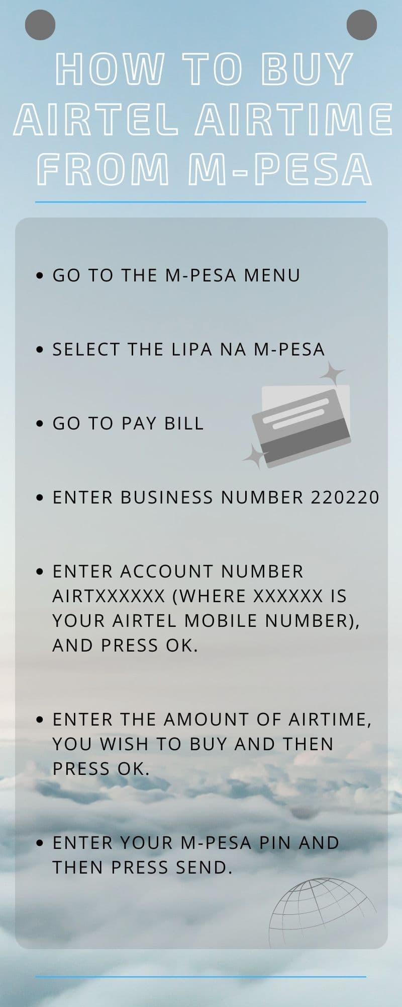 How to buy Airtel airtime from M-pesa