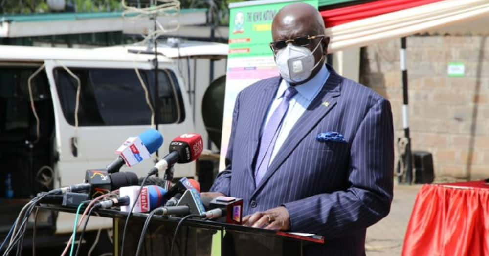 Education Cabinet Secretary George Magoha. Photo: EduminKenya.