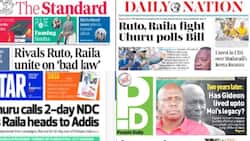 Kenyan Newspapers Review for February 4: Raila Odinga, William Ruto Unite to Oppose Bill on Manual Transmission of Results