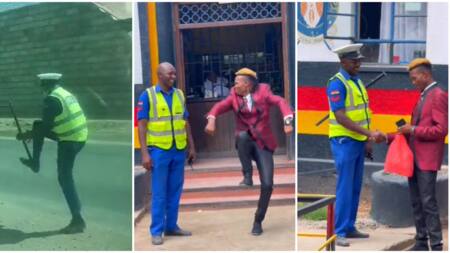 Kenyan Traffic Officer Who Energetically Directed Traffic in Viral Video Gifted by TikToker