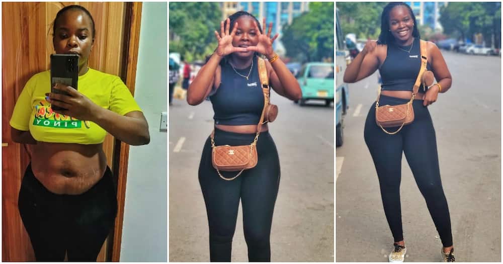 Bahati's Baby Mama Yvette Obura Shows Off Curvy Figure After 2