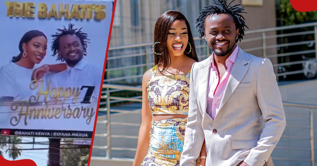 Bahati Mounts 7 Billboards To Celebrate Wife Diana Marua Ahead Of 7th ...