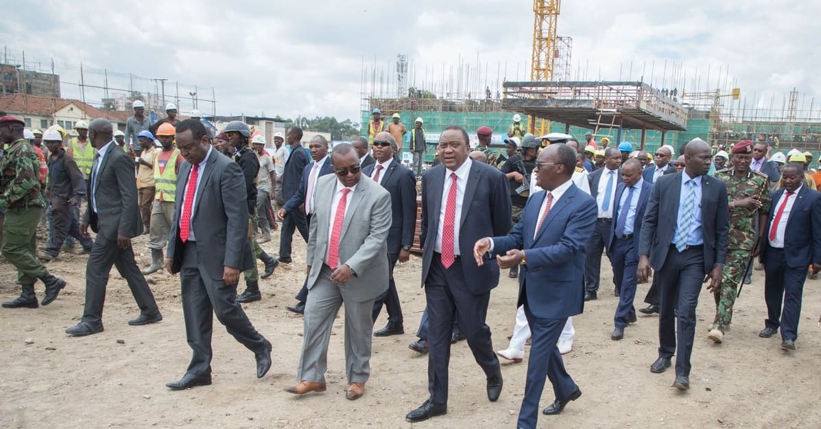 Image result for Uhuru at Ngara housing projects