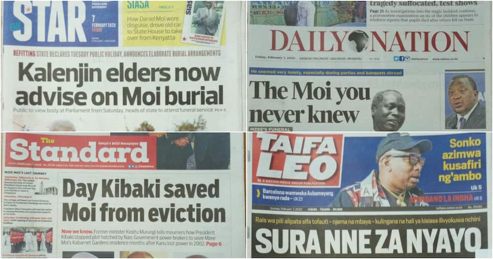 Kenyan Newspapers review for February 7