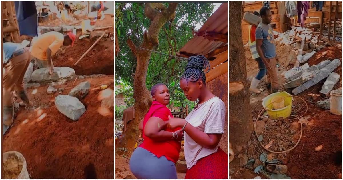 Curvy TikToker Njoki Murira Delightedly Embarks On Building Her Parents ...