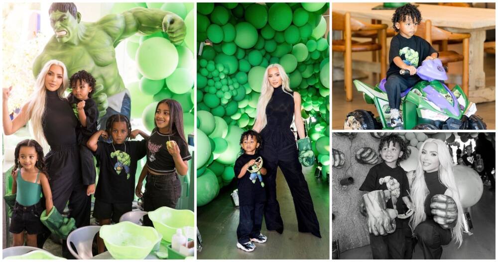 Kim Kardashian throws stunning hulk themed birthday party for son Psalm West.