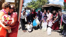 International Women's Day: Jane Mugoh Visits Inmates at Thika Prison, Gives Sanitary Towels