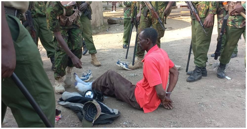 The man was arrested at Shauri Yako Primary School.