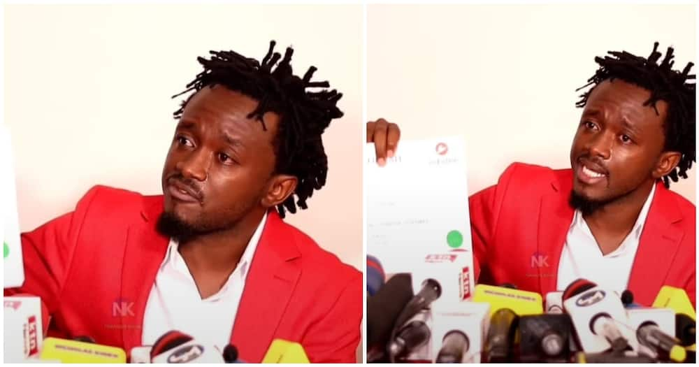 Bahati breaks down, claims Jubilee asked him to drop his Mathare MP bid: "Give the youth chance"