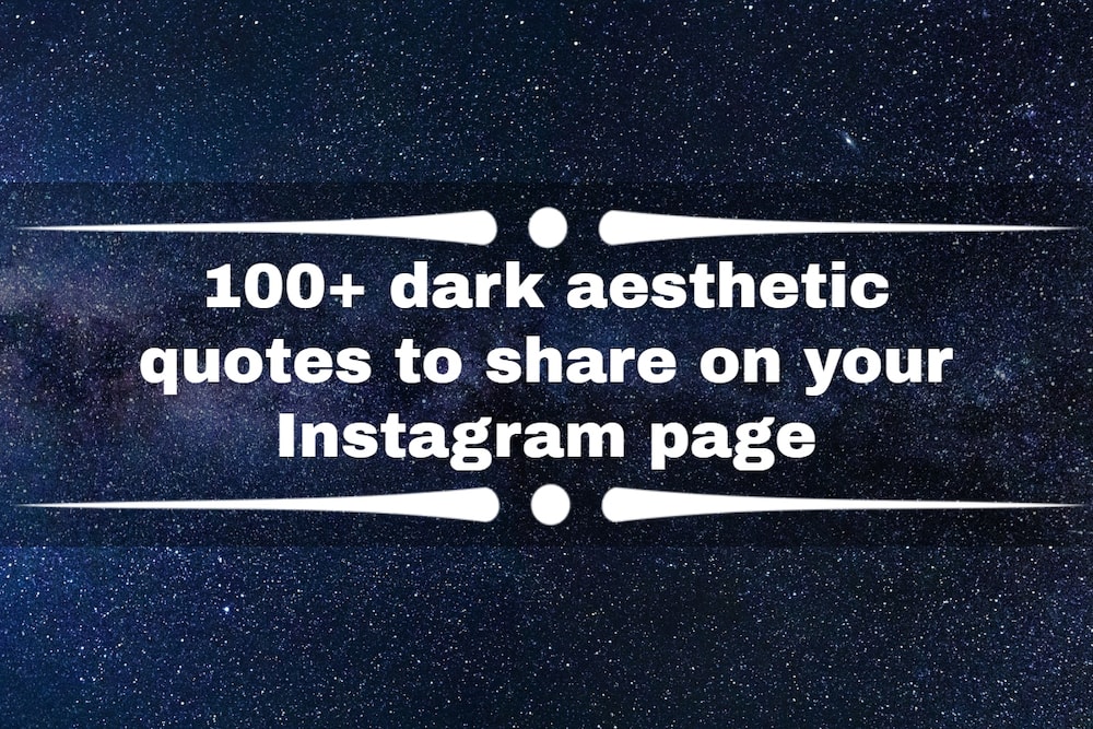 dark aesthetic quotes