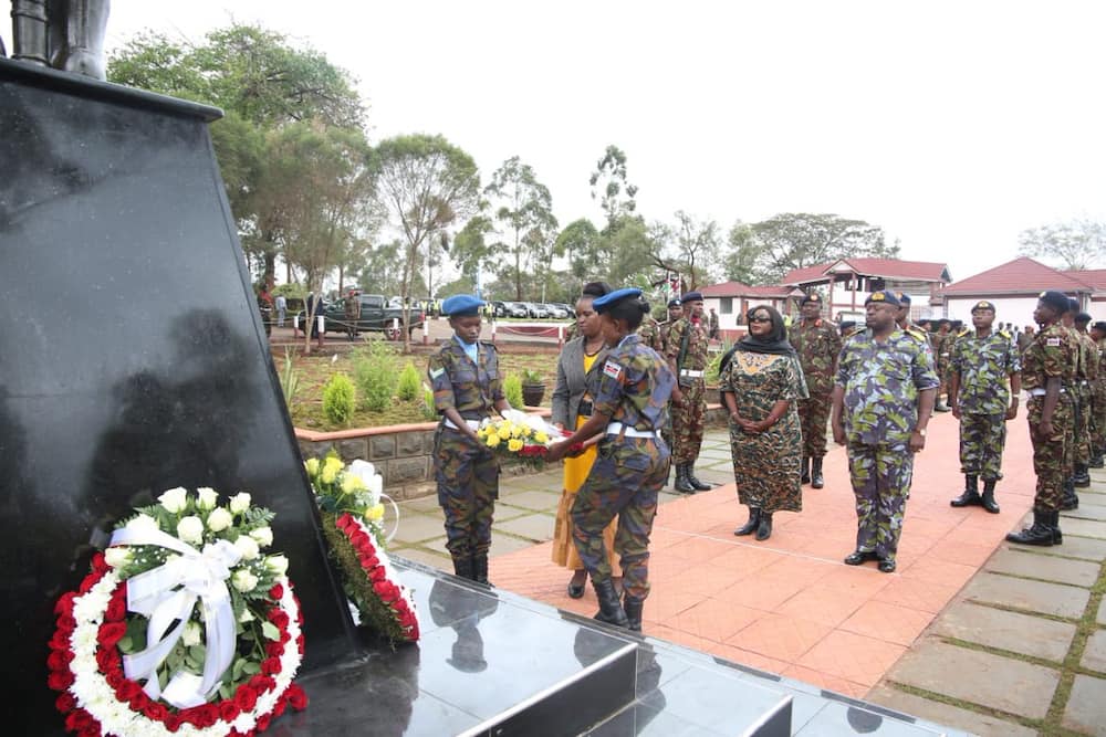Kenya Defence Forces honor fallen soldiers with monument on KDF Day Photo: Kenya Defence Forces