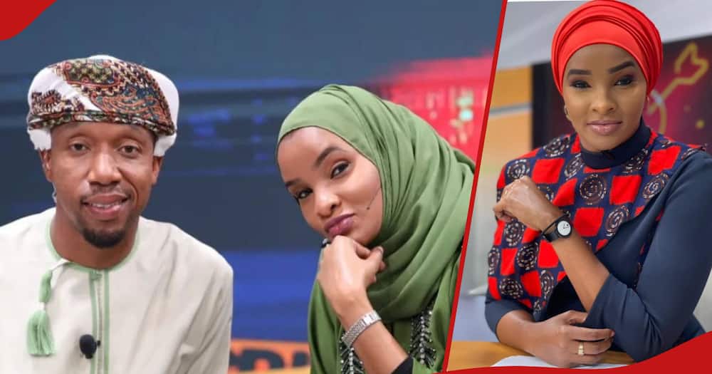 Media Personality Rashid Abdalla with Lulu Hassan. Hassan addresses disrespectful viral post.