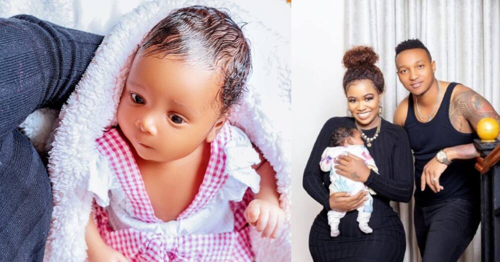 Vera Sidika blasts those who are advising her to daughter's birth hair.